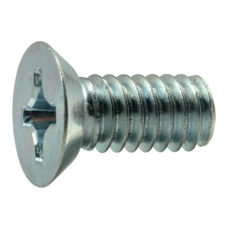 Midwest Fastener #12-24 x 1/2 in Phillips Flat Machine Screw, Zinc Plated Steel, 100 PK 51200